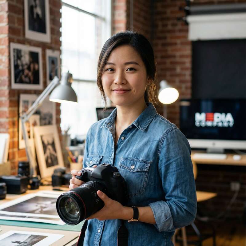 黄色仓库摄影师