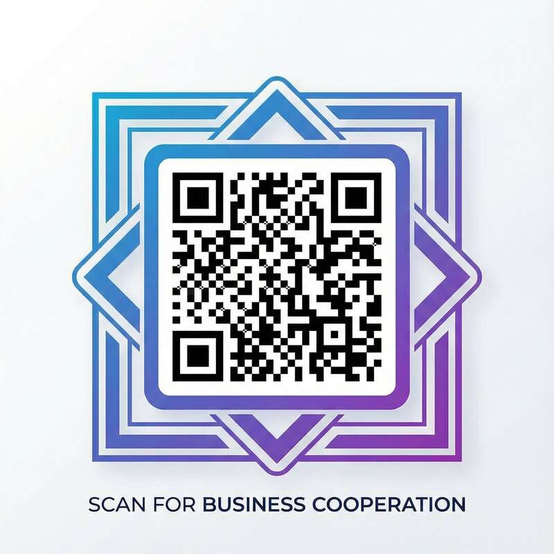 黄色仓库商务二维码