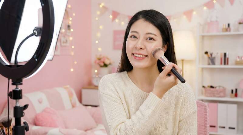 黄色仓库美妆视频教程